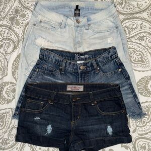 Denim shorts